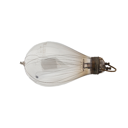 Ampoule d'éclairage-Edison vers 1889-Lyon Place des Terreaux