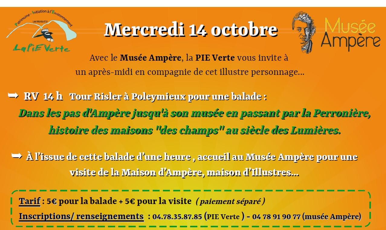 Promenade plus visite de la Maison d'Ampère